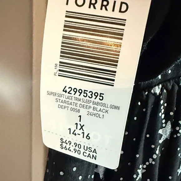 torrid Black 'Super Soft' Sleep Top - Picture 5 of 5